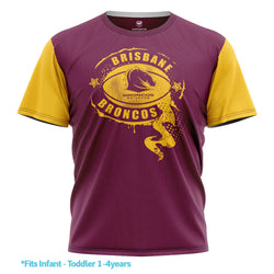 Brisbane Broncos Preston Kids Tee - SPORTFIRST HERVEY BAY