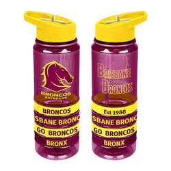Brisbane Broncos Waterbottle With Bands - SPORTFIRST HERVEY BAY