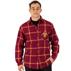 Brisbane Lions Mustang Flannel Shirt - SPORTFIRST HERVEY BAY