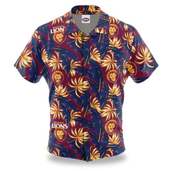 Brisbane Lions Paradise Hawaiian Shirt - SPORTFIRST HERVEY BAY