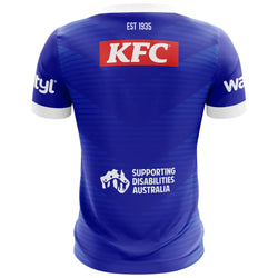 Canterbury Bulldogs 2025 Mens Warm Up Tee - SPORTFIRST HERVEY BAY