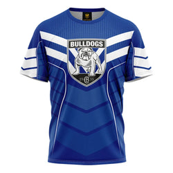 Canterbury Bulldogs Kids Chevron Tee - SPORTFIRST HERVEY BAY