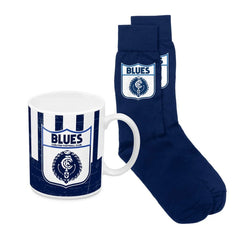 Carlton Blues Heritage Mug & Sock Gift Pack - SPORTFIRST HERVEY BAY