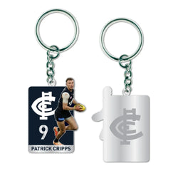 Carlton Blues Patrick Cripps Keyring - SPORTFIRST HERVEY BAY