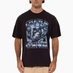 Carlton Blues Streetwear Player Tee Charlie Curnow - SPORTFIRST HERVEY BAY