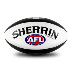 Collingwood Magpies AFLTeam Leather Ball - SPORTFIRST HERVEY BAY