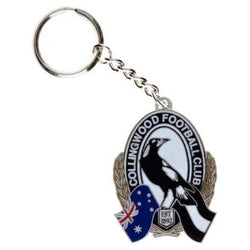 Collingwood Magpies Logo Keyring - SPORTFIRST HERVEY BAY
