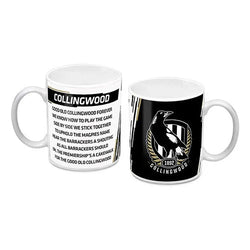 Collingwood Magpies Team Song Ceramic Mug - SPORTFIRST HERVEY BAY