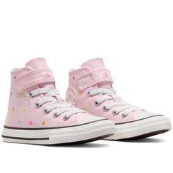 Converse Chuck Taylor All Star Kids Polka Dot Easy On High Top Shoe - SPORTFIRST HERVEY BAY