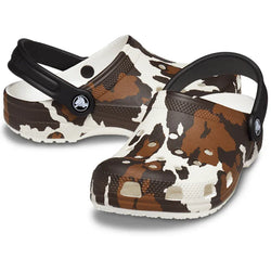 Crocs Classic Cow Print Clog Kids - SPORTFIRST HERVEY BAY