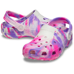 Crocs Classic Glow Marbled Toddler Clog - SPORTFIRST HERVEY BAY