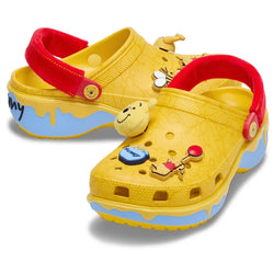 Crocs Classic Winnie The Pooh With 6 Jibbitz Adults Limited Edition Clog - SPORTFIRST HERVEY BAY