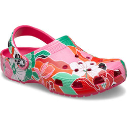 Crocs Classic Woodcut Floral Clog - SPORTFIRST HERVEY BAY