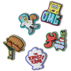 Crocs Jibbitz SpongeBob Squarepants 5 Pack - SPORTFIRST HERVEY BAY