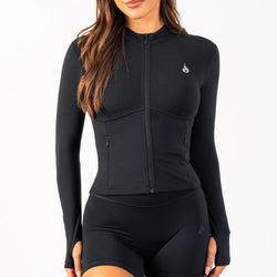 Ryderwear Womens Cropped Zip Jacket