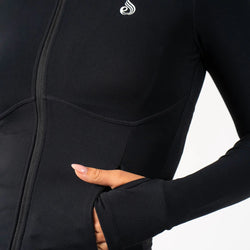 Ryderwear Womens Cropped Zip Jacket