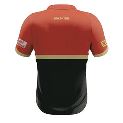 Dolphins 2024 Mens Media Polo - SPORTFIRST HERVEY BAY