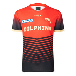 Dolphins 2025 Youth Pro Warm Up Training Tee - SPORTFIRST HERVEY BAY