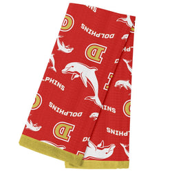 Dolphins Tea Towel - SPORTFIRST HERVEY BAY