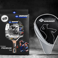 Donic Legends Silver Bat Table Tennis Bat & Cover - SPORTFIRST HERVEY BAY
