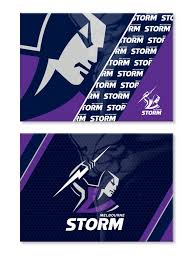 Melbourne Storm Set Of 2 Fridge Magnets