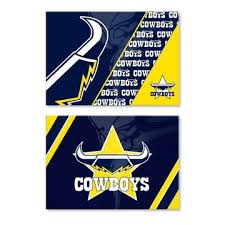 North QLD Cowboys Set Of 2 Fridge Magnets