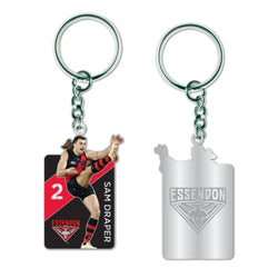 Essendon Bombers Sam Draper Keyring - SPORTFIRST HERVEY BAY