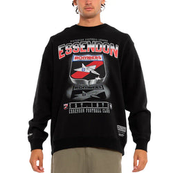 Mitchell & Ness - Essendon Bombers Shield Crew Jumper