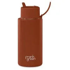 Frank Green - 1L Ceramic Reusable Bottle With Flip Straw Lid - SPORTFIRST HERVEY BAY