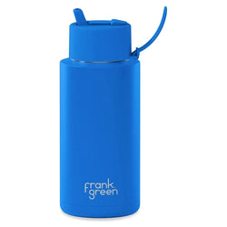 Frank Green - 1L Ceramic Reusable Bottle With Flip Straw Lid - SPORTFIRST HERVEY BAY