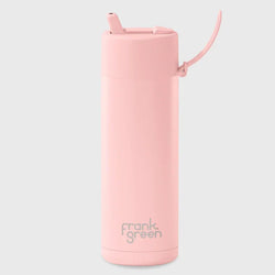 Frank Green - 595ml Ceramic Reusable Bottle With Flip Straw Lid - SPORTFIRST HERVEY BAY