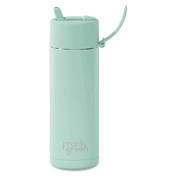 Frank Green - 595ml Ceramic Reusable Bottle With Flip Straw Lid - SPORTFIRST HERVEY BAY