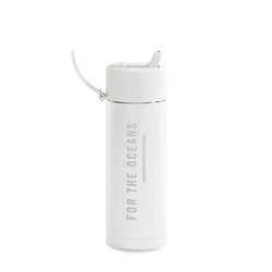 Frank Green - 595ml Parley Ceramic Reusable Bottle With Flip Straw Lid - SPORTFIRST HERVEY BAY