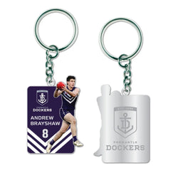 Fremantle Dockers Andrew Brayshaw Keyring - SPORTFIRST HERVEY BAY