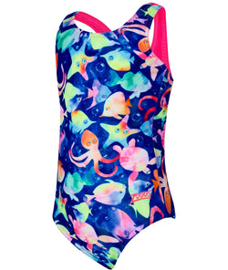 Zoggs Girls Actionback One Piece