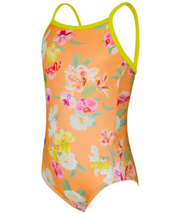 Zoggs Girls Yaroomba Floral One Piece