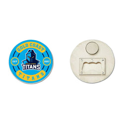 Gold Coast Titans Bottle Opener Magnet - SPORTFIRST HERVEY BAY