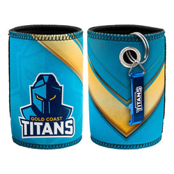 Gold Coast Titans Can Cooler & Opener Pack - SPORTFIRST HERVEY BAY