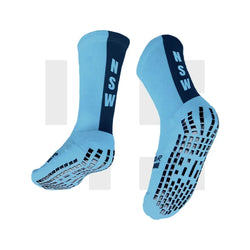 Grip Star Designer New South Wales Crew Socks - SPORTFIRST HERVEY BAY