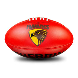 Sherrin AFL Hawthorn Hawks Club Leather Football