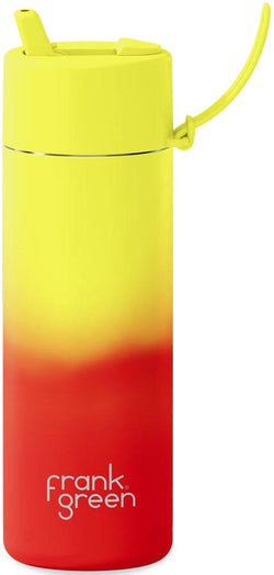 Frank Green 740ml Colour Changing Reusable Bottle With Flip Straw Lid