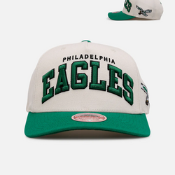 Mitchell & Ness - Phiadelphia Eagles Flexfit Arch Team Name Snapback