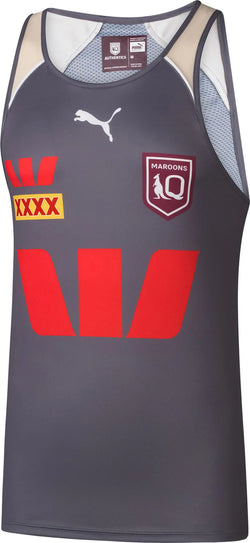 QLD Maroons 2026 Mens Training Singlet