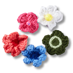 Crocs Jibbitz Crochet Floral Mix 5 Pack