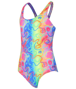 Zoggs Girls Rowleeback One Piece
