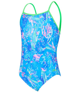 Zoggs Girls Yaroomba Floral One Piece
