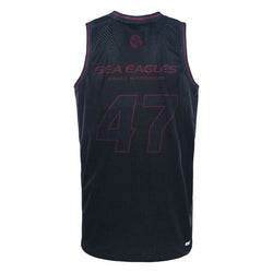 Manly Sea Eagles 2025 Mens Basketball Singlet - SPORTFIRST HERVEY BAY