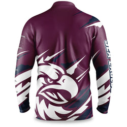 Manly Sea Eagles Ignition Fishing Shirt - SPORTFIRST HERVEY BAY