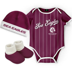 Manly Sea Eagles Lullaby 3Pce Gift Set - SPORTFIRST HERVEY BAY