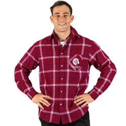 Manly Sea Eagles Mustang Flannel Shirt - SPORTFIRST HERVEY BAY
